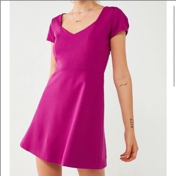 Urban Outfitters Dresses & Skirts - - NWT Magenta Urban Outfitters Freire Maria Ponte Dress Fuchsia